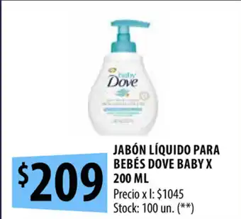 Punto Mayorista Dove Baby Jabón Líquido para Bebés x 200ml oferta