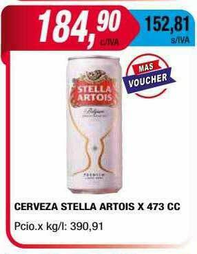 Maxiconsumo Cerveza Stella Artois oferta