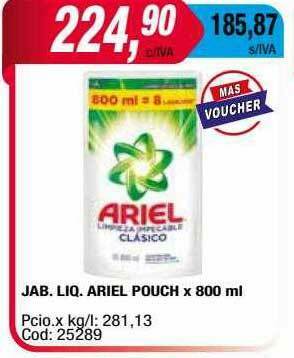 Maxiconsumo Jab Liq Ariel oferta