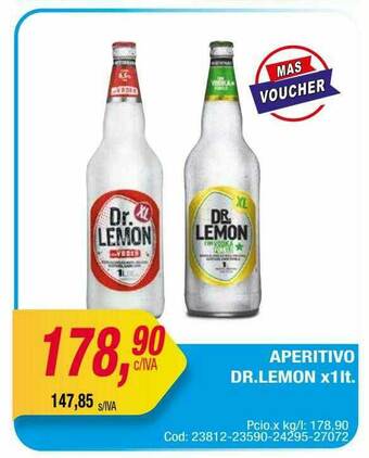 Maxiconsumo Aperitivo Dr Lemon oferta