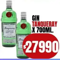 Supermercados Mariano Max Tanqueray gin oferta