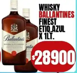 Supermercados Mariano Max Ballantines whisky finest etiq.azul oferta