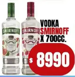 Supermercados Mariano Max Smirnoff vodka oferta