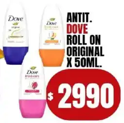Supermercados Mariano Max Dove antit. roll on original oferta
