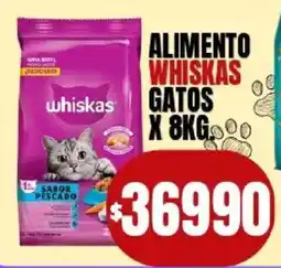 Supermercados Mariano Max Whiskas alimento gatos oferta