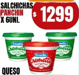 Supermercados Mariano Max Tonadita salchichas panchin oferta