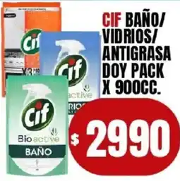 Supermercados Mariano Max Cif baño/vidrios/antigrasa oferta