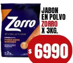 Supermercados Mariano Max Zorro jabon en polvo oferta