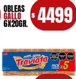 Supermercados Mariano Max Gallo obleas oferta