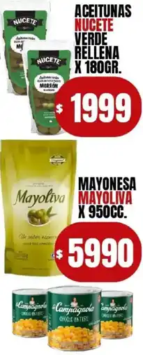 Supermercados Mariano Max Nucete aceitunas verde rellena oferta