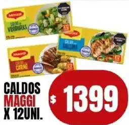 Supermercados Mariano Max Maggi caldos x 12uni. oferta