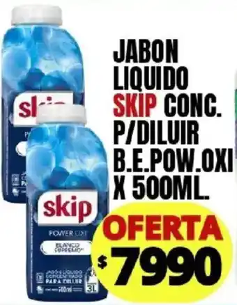 Skip jabon liquido conc. p/diluir b.e.pow.oxi