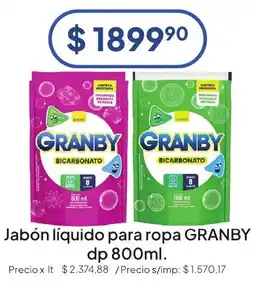 Hergo Granby jabón líquido para ropa oferta