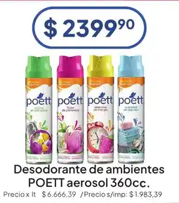 Hergo Poett desodorante de ambientes oferta