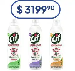 Hergo Cif desinfectante de ambientes y superficies oferta