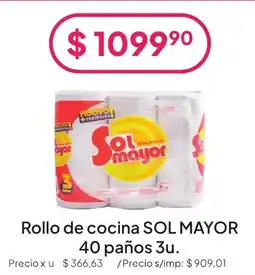 Hergo Sol mayor rollo de cocina oferta