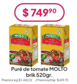 Hergo Molto puré de tomate oferta