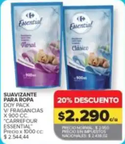 Carrefour Express Carrefour essential suavizante para ropa oferta