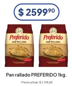 Hergo Preferido pan rallado oferta