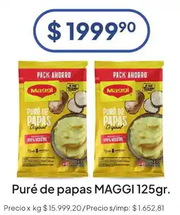 Hergo Maggi puré de papas original oferta