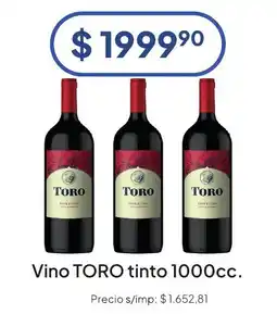 Hergo Toro vino tinto oferta