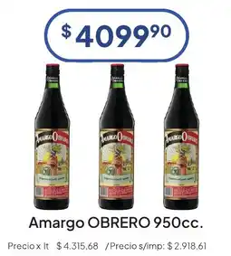 Hergo Amargo obrero oferta
