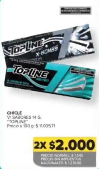 Carrefour Express Topline chicle oferta