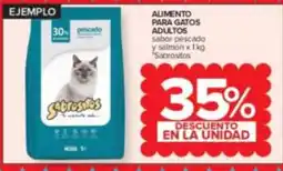 Carrefour Express Sabrositos alimento para gatos adultos oferta