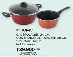 Carrefour Carrefour Home cacerola zen con mango sin tapa zen oferta