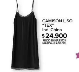 Carrefour Camisón liso "tex" oferta