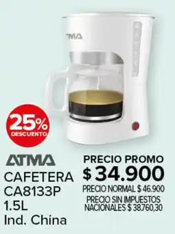 Carrefour Atma cafetera oferta
