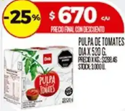 Supermercados DIA Dial pulpa de tomates oferta