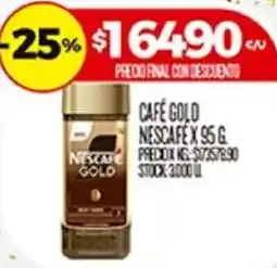 Supermercados DIA Nescafe cafe gold oferta