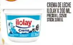 Supermercados DIA Ilolay crema de leche oferta