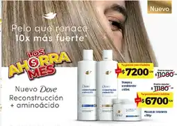 Supermercados DIA Dove reconstrucción + aminoácido oferta