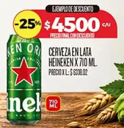 Supermercados DIA Heineken cerveza en lata oferta