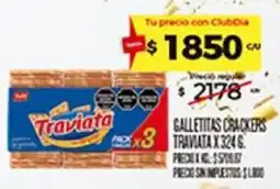 Supermercados DIA Traviata galletitas crackers oferta