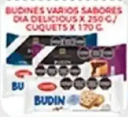 Supermercados DIA Budin varios sabores oferta