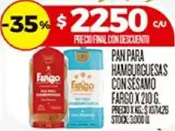 Supermercados DIA Fargo pan para hamburguesas con sesamo oferta