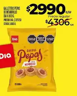 Supermercados DIA Dia galletitas pepas membrillo oferta