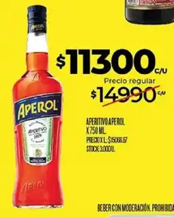 Supermercados DIA Aperol aperitivo oferta