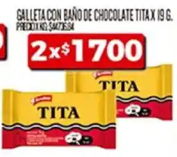 Supermercados DIA Tita galleta con baño de chocolate oferta