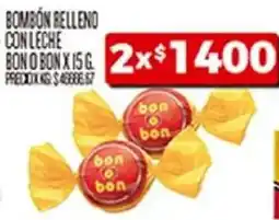 Supermercados DIA Bon o bon bombón relleno con leche oferta