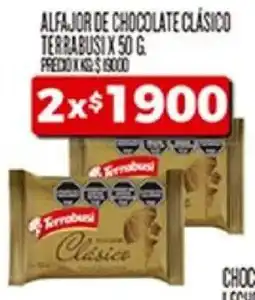 Supermercados DIA Terrabusi alfajor de chocolate clásico oferta