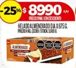 Supermercados DIA Helado almendrado dia oferta