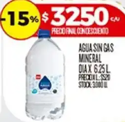 Supermercados DIA Dia agua sin gas mineral oferta