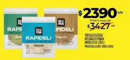 Supermercados DIA Deli pan tortillas clásicas/integrales/espinaca oferta