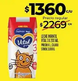 Supermercados DIA Vital leche infantil oferta