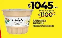 Supermercados DIA Manfrey flan sin huevo vainilla oferta