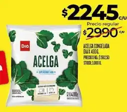 Supermercados DIA Dia acelga oferta